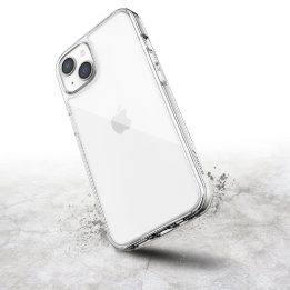 Raptic X-Doria Clearvue dėklas iPhone 14 Plus galinis dangtelis skaidrus