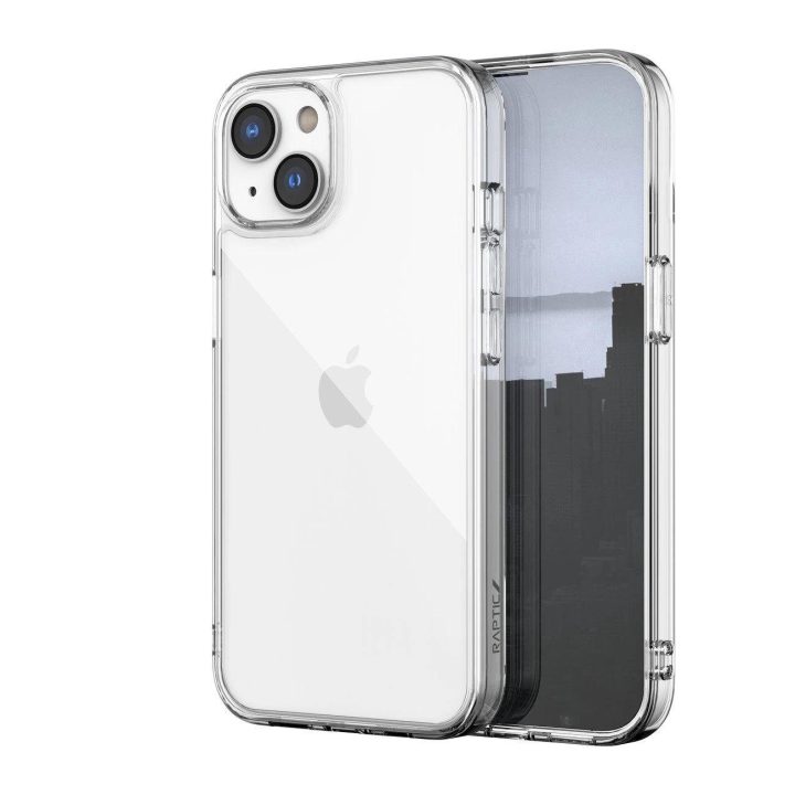 Raptic X-Doria Clearvue dėklas iPhone 14 Plus galinis dangtelis skaidrus