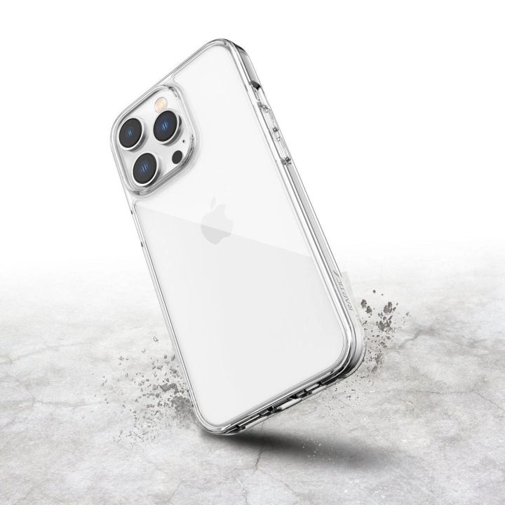 Raptic X-Doria Clearvue dėklas iPhone 14 Pro Max galinis dangtelis skaidrus