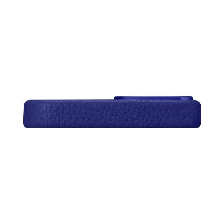 iCarer Litchi Premium odinis dėklas iPhone 14 Plus magnetinis odinis dėklas su MagSafe , tamsiai mėlynas (WMI14220711-DB)