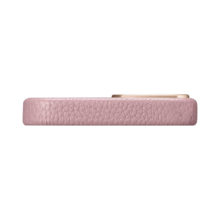 iCarer Litchi Premium odinis dėklas iPhone 14 Plus magnetinis odinis dėklas su MagSafe Pink (WMI14220711-PK)