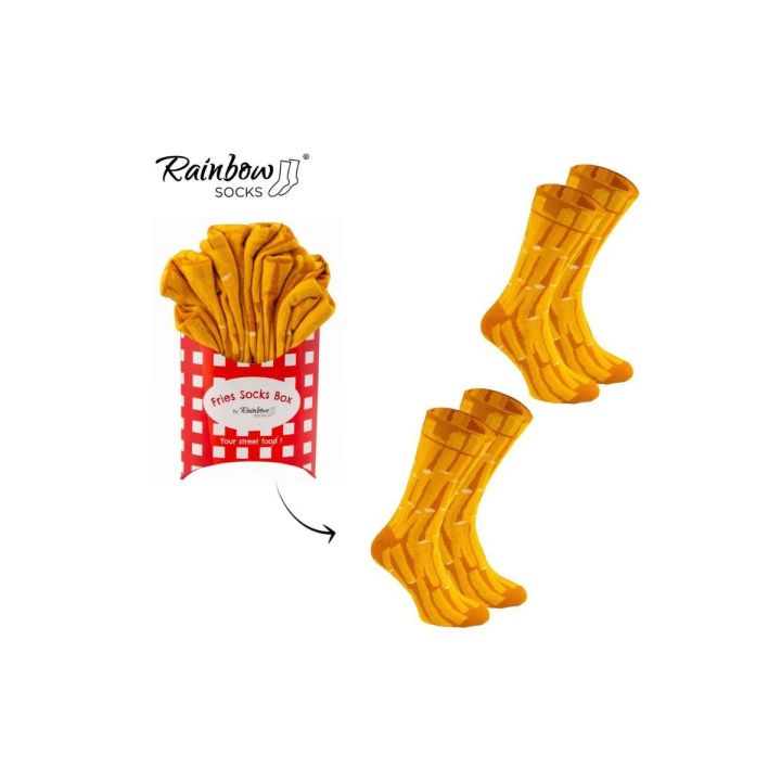 Kojinių rinkinys Rainbow Socks fries 2 poros