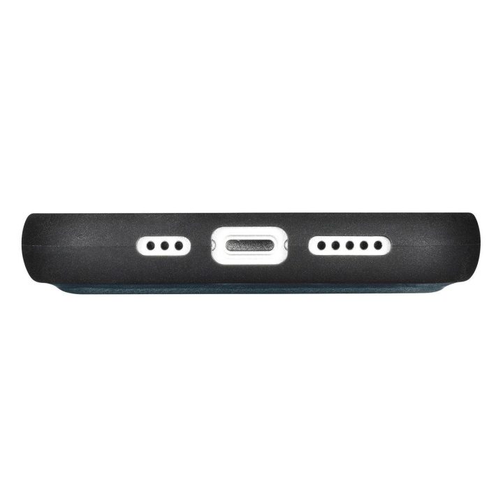 iCarer Oil Wax piniginės dėklas 2in1 iPhone 14 Pro su apsauga nuo RFID, odinis flip dėklas mėlynas (WMI14220722-BU)