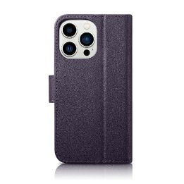 iCarer piniginės dėklas 2in1 iPhone 14 Pro dangtelis Anti DP)