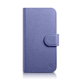 iCarer piniginės dėklas iPhone 14 Plus 2in1 dangtelis Anti LP)