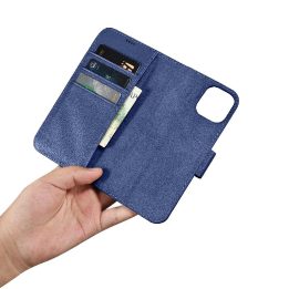 iCarer piniginės dėklas iPhone 14 Plus 2in1 dangtelis Anti BU)