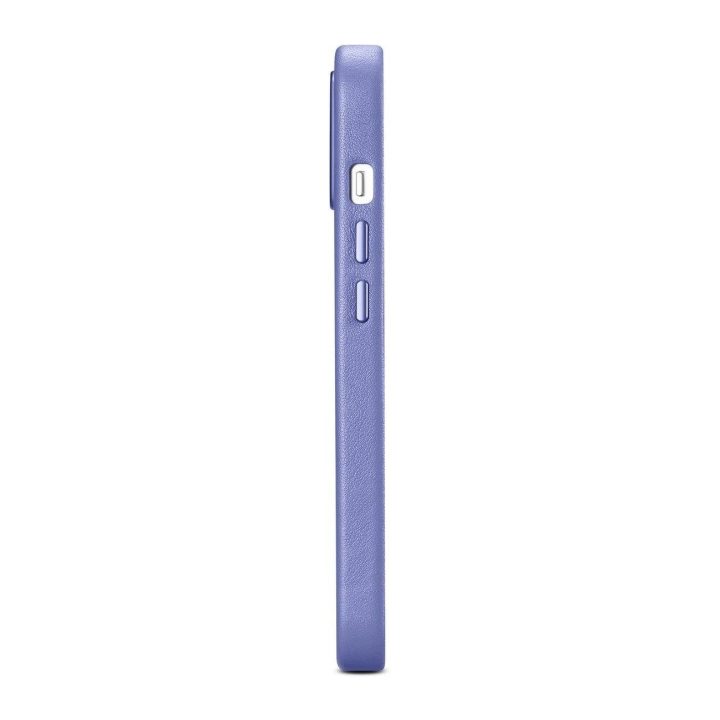 iCarer Case odinis dangtelis iPhone 14 Plus šviesiai violetinės spalvos (suderinamas su MagSafe )