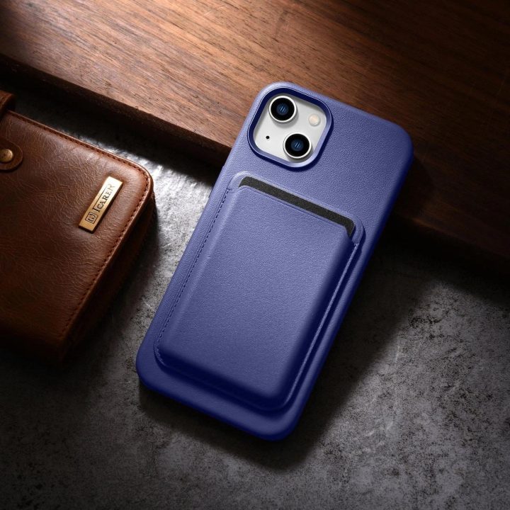iCarer Case odinis dangtelis iPhone 14 Plus šviesiai violetinės spalvos (suderinamas su MagSafe )