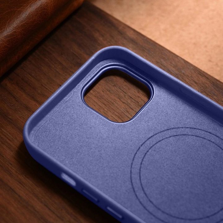 iCarer Case odinis dangtelis iPhone 14 Plus šviesiai violetinės spalvos (suderinamas su MagSafe )