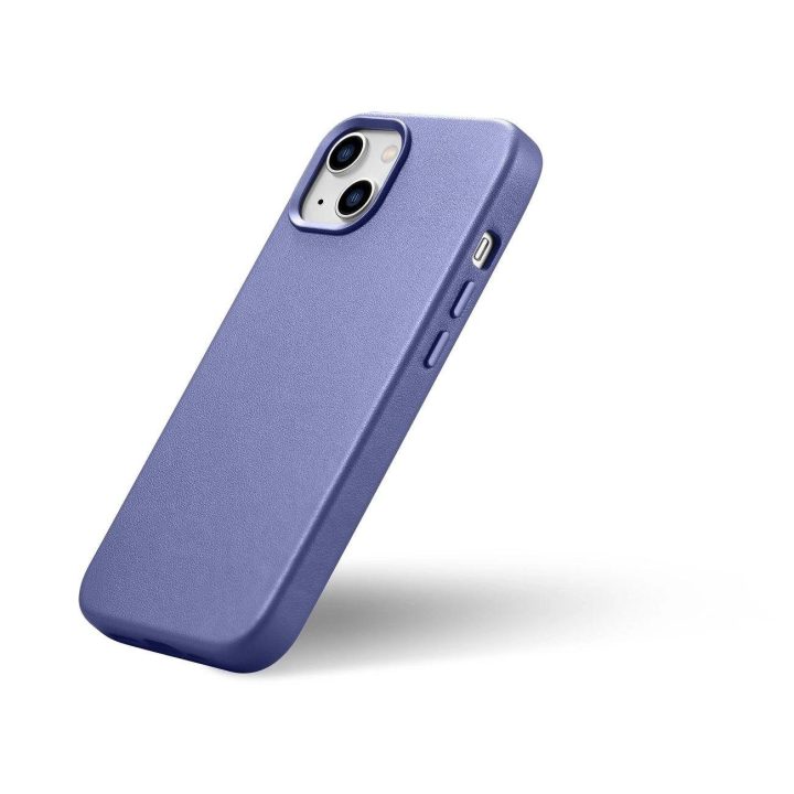 iCarer Case odinis dangtelis iPhone 14 Plus šviesiai violetinės spalvos (suderinamas su MagSafe )