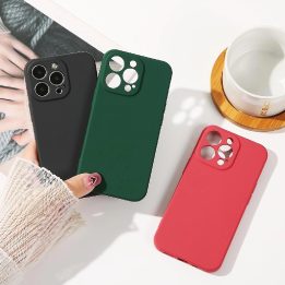 Silikoninis dėklas iPhone 14 Plus silikoninis dangtelis mint green