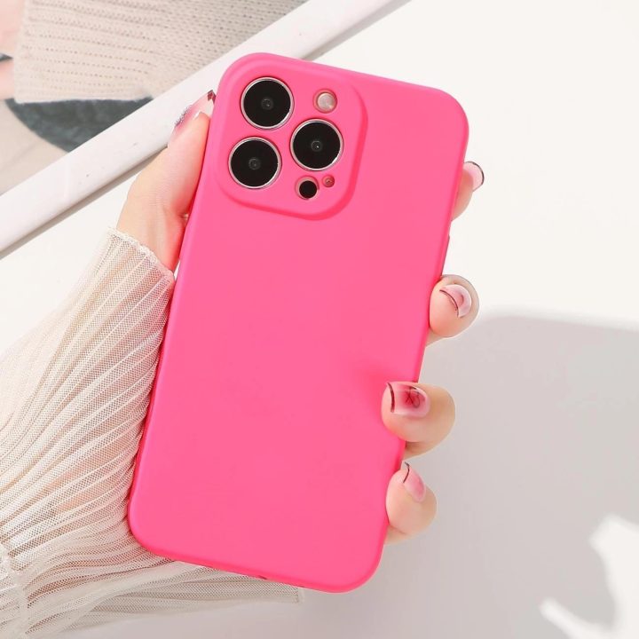 Silikoninis dėklas iPhone 14 Plus silikoninis dangtelis šviesiai mėlynas