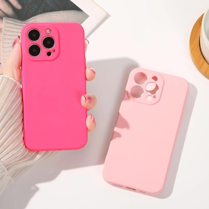 Silikoninis dėklas iPhone 14 Plus silikoninis dėklas rožinis