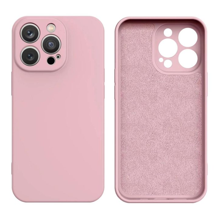 Silikoninis dėklas iPhone 14 Plus silikoninis dėklas rožinis