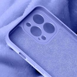 Silikoninis dėklas iPhone 14 Plus silikoninis dangtelis smėlio spalvos