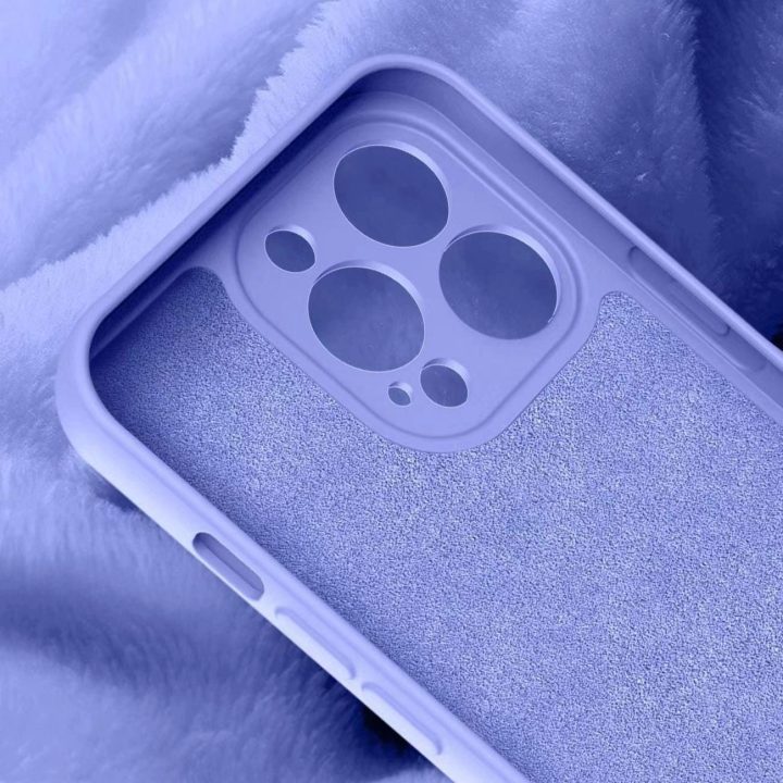 Silikoninis dėklas, skirtas Xiaomi Redmi Note 11 Pro 5G / 11 Pro / 11E Pro silikoninis dangtelis šviesiai violetinis