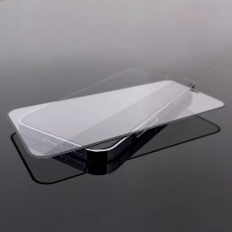 Itin tvirtas, pilnai klijuojamas grūdintas stiklas, viso ekrano su rėmeliu tinkamas dėklas Samsung Galaxy M53 5G Black