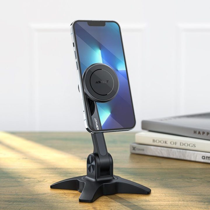 Acefast stovo stovo magnetinis telefono laikiklis juodas (E11)