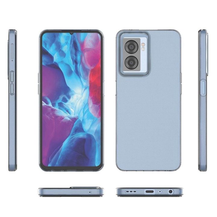 Itin skaidrus 0,5 mm dėklas, skirtas Oppo A57 5G / A57 / A77 5G / A77 / K10 5G, Realme V23 5G / Narzo 50 5G / Q5i 5G plonu dangt
