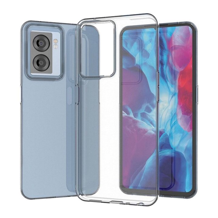 Itin skaidrus 0,5 mm dėklas, skirtas Oppo A57 5G / A57 / A77 5G / A77 / K10 5G, Realme V23 5G / Narzo 50 5G / Q5i 5G plonu dangt