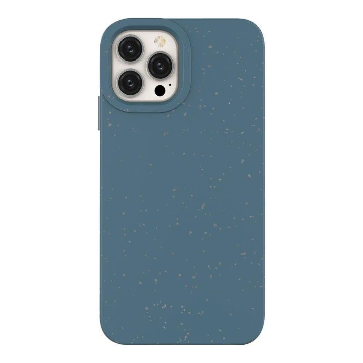 Eco Case dėklas, skirtas iPhone 14 Plus silikoniniam skaidomam dėklui tamsiai mėlynas