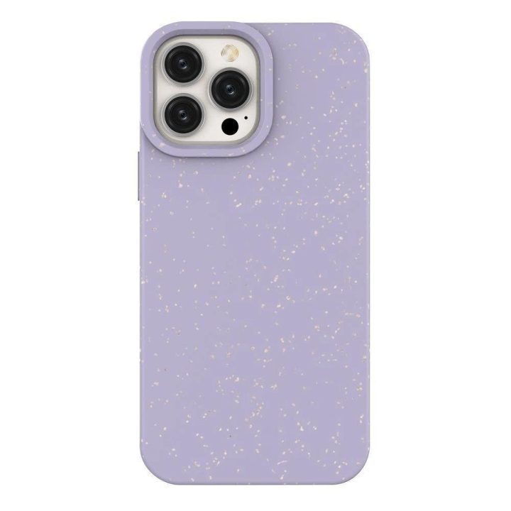 Eco Case“ dėklas, skirtas iPhone 14 Plus silikoninis skaidomas dangtelis, violetinis