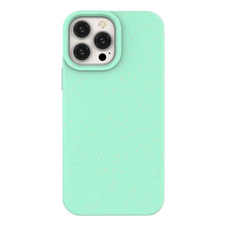 Eco Case dėklas, skirtas iPhone 14 Plus silikoniniam skaidomam dėklui mėtų žalios spalvos