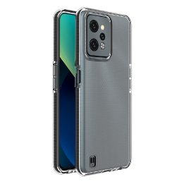 Spring Case dėklas Realme C31 silikoniniam dangčiui su rėmeliu juodas