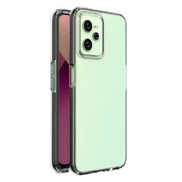Spring Case dėklas Realme C35 silikoniniam dangčiui su rėmeliu juodas