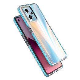 Spyruoklinis dėklas, skirtas Realme 9 Pro+ / Realme 9 silikoninis dangtelis su juodu rėmeliu
