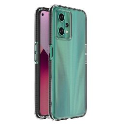 Spring Case dėklas skirtas Realme 9 Pro silikoninis dangtelis su juodu rėmeliu