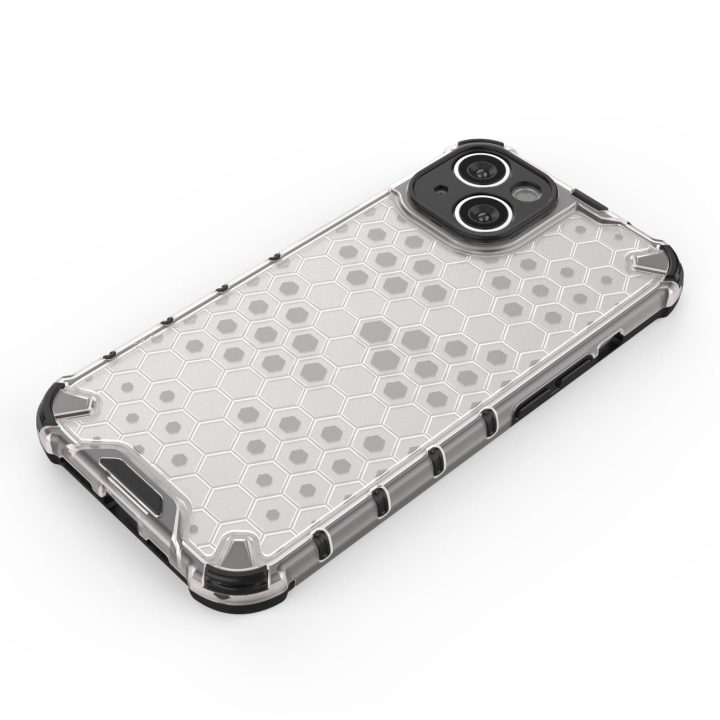 Korinis dėklas iPhone 14 šarvuotam hibridiniam dangteliui juodas