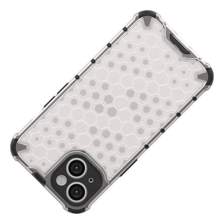 Korinis dėklas iPhone 14 šarvuotam hibridiniam dangteliui juodas