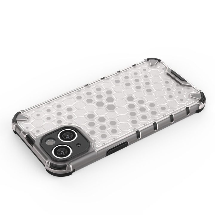 Korinis dėklas iPhone 14 šarvuotam hibridiniam dangteliui juodas