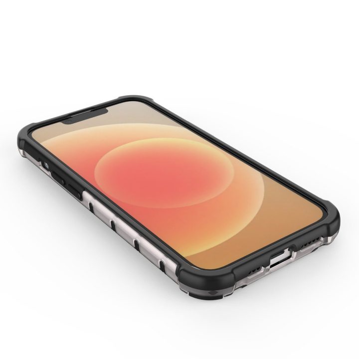 Korinis dėklas iPhone 14 šarvuotam hibridiniam dangteliui juodas