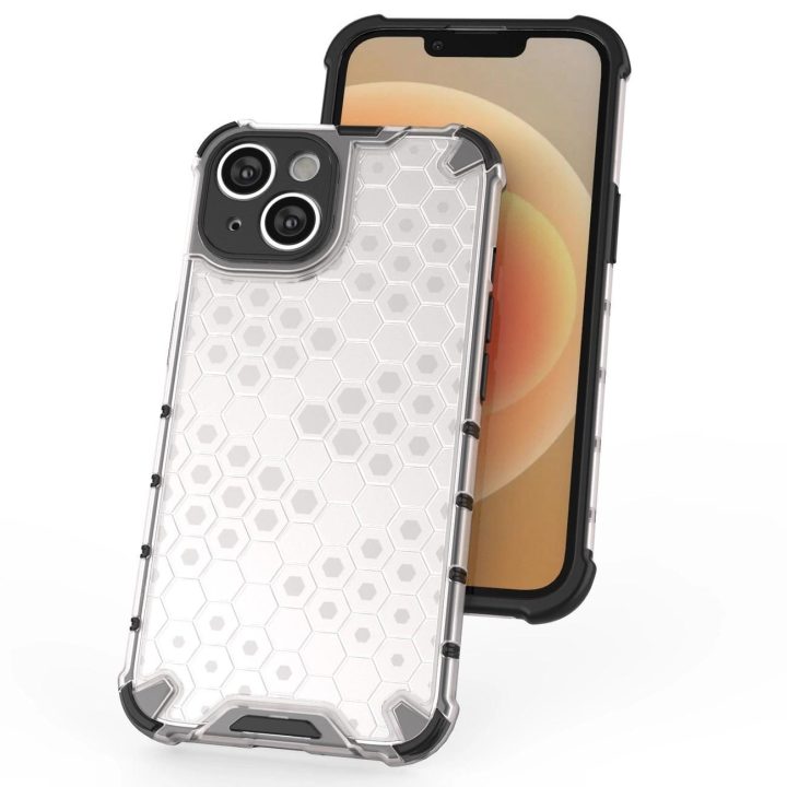 Korinis dėklas iPhone 14 šarvuotam hibridiniam dangteliui mėlynas