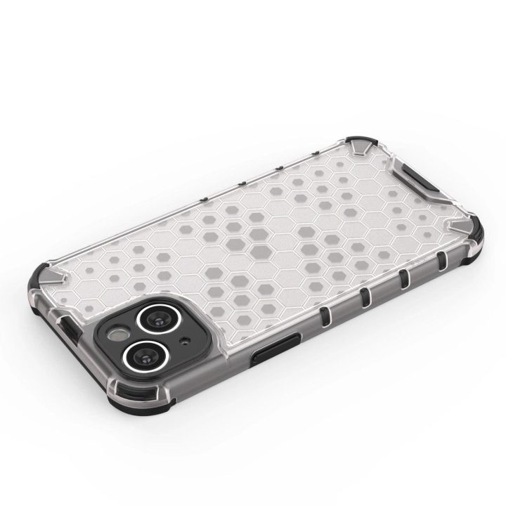 Korinis dėklas iPhone 14 šarvuotam hibridiniam dangteliui mėlynas