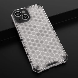 Korinis dėklas iPhone 14 šarvuotam hibridiniam dangteliui skaidrus