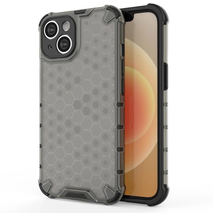 Korinis dėklas iPhone 14 Plus šarvuotas hibridinis dangtelis juodas