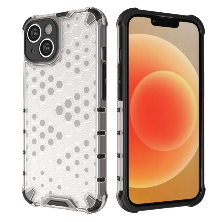 Korinis dėklas iPhone 14 Plus šarvuotas hibridinis dangtelis mėlynas
