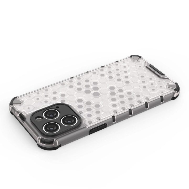 Korinis dėklas iPhone 14 Pro šarvuotas hibridinis dangtelis juodas
