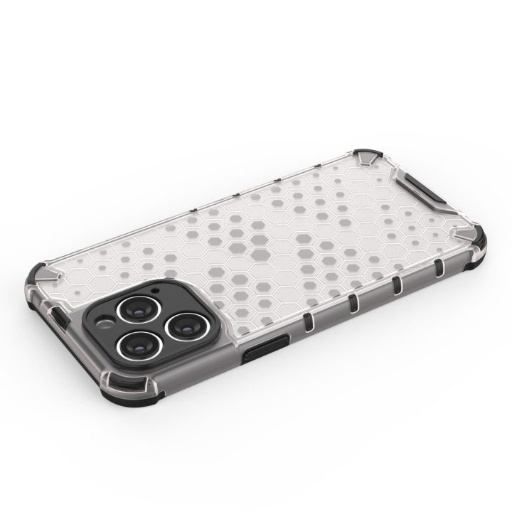 Korinis dėklas iPhone 14 Pro šarvuotas hibridinis dangtelis skaidrus