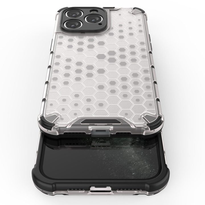 Korinis dėklas iPhone 14 Pro šarvuotas hibridinis dangtelis skaidrus