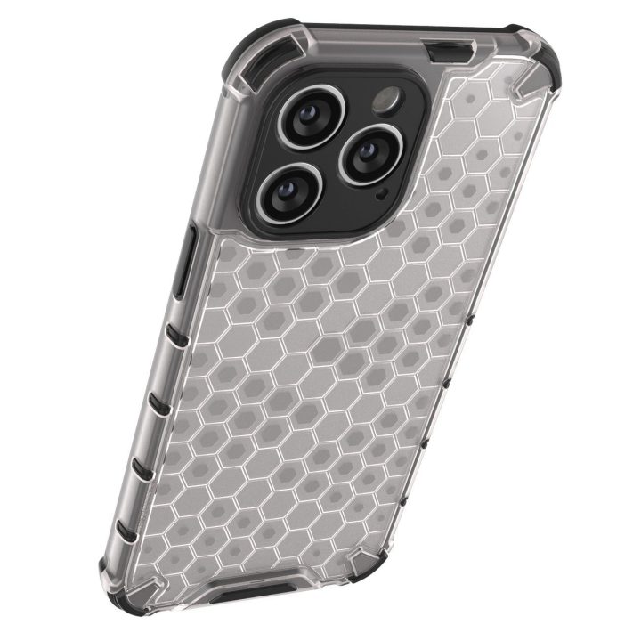 Korinis dėklas iPhone 14 Pro šarvuotas hibridinis dangtelis skaidrus