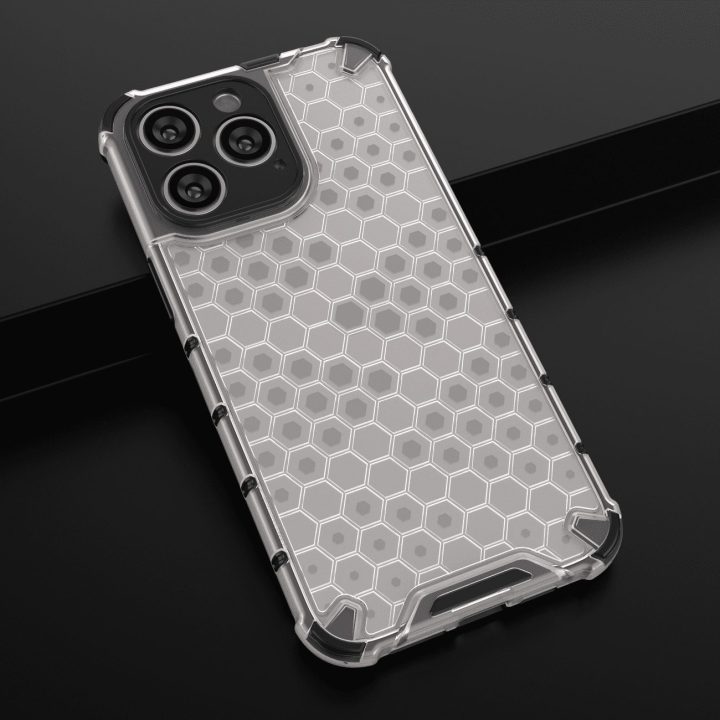 Korinis dėklas iPhone 14 Pro šarvuotas hibridinis dangtelis skaidrus