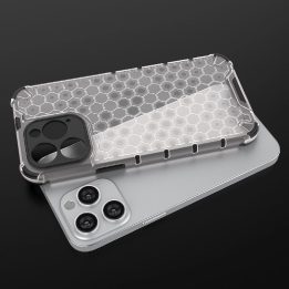 Korinis dėklas iPhone 14 Pro Max šarvuotajam hibridiniam dangteliui mėlynas