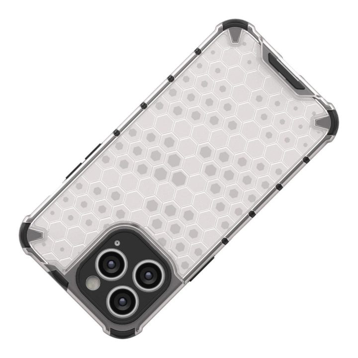 Korinis dėklas iPhone 14 Pro Max šarvuotajam hibridiniam dangteliui mėlynas
