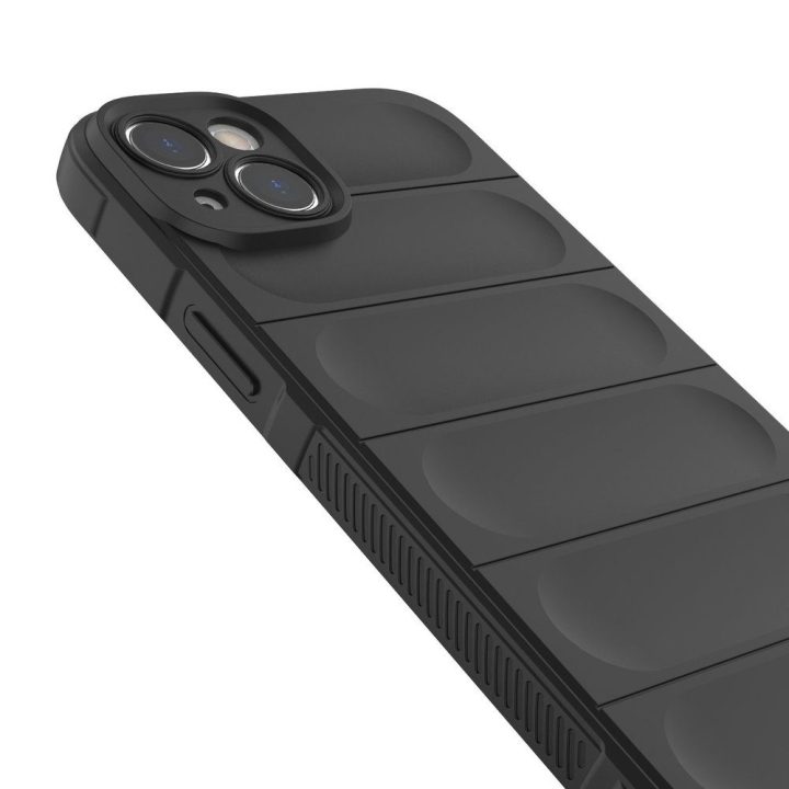 iPhone 14 Plus lankstus šarvuotas dangtelis juodas