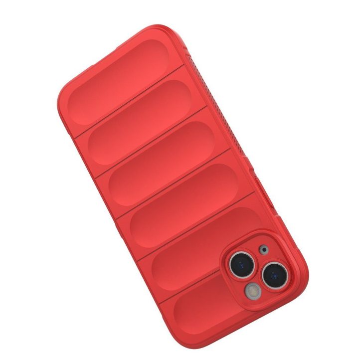 iPhone 14 Plus lankstus šarvuotas dangtelis raudonas