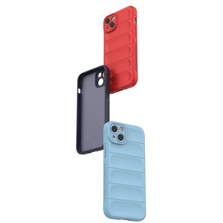 skirtas iPhone 14 Plus lankstus šarvuotas dėklas šviesiai mėlynas